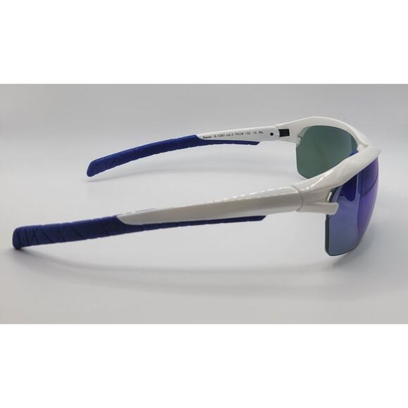 PROGEAR RACER WHITE/BLUE S-1283 EYEGLASSES SUNGLASSES FRAMES 70-9-132 - Picture 2 of 3